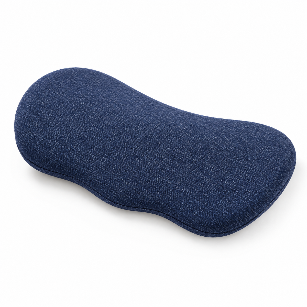 NightCurve lumbar pillow in navy blue